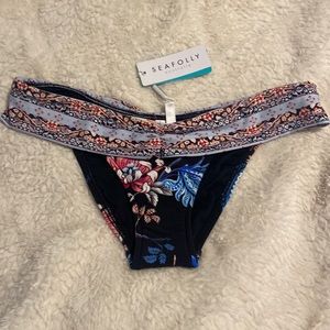 Seafolly | Bikini Botton, Water Garden Pattern, NWT US6